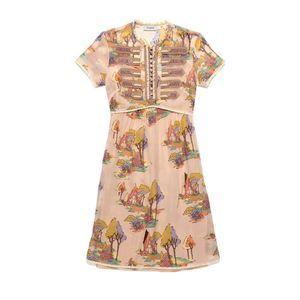 COACH x DISNEY Spooky Cottage‎ Print Military Runway Dress (Limited Edition)